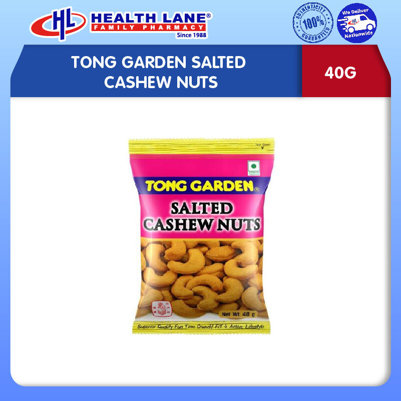 TONG GARDEN SALTED CASHEW NUTS 40G